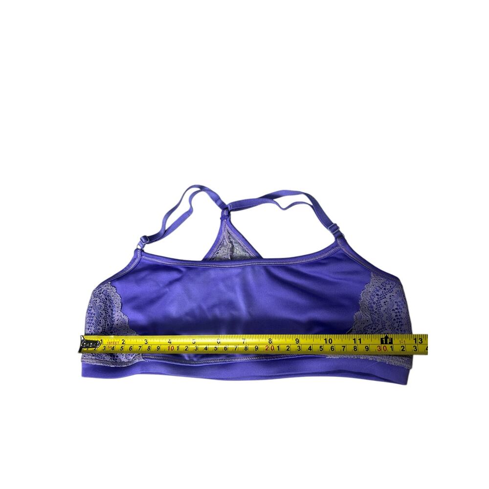 Aerie Purple Sports Bra Size Medium M Adjustable Straps - Picture 4 of 5